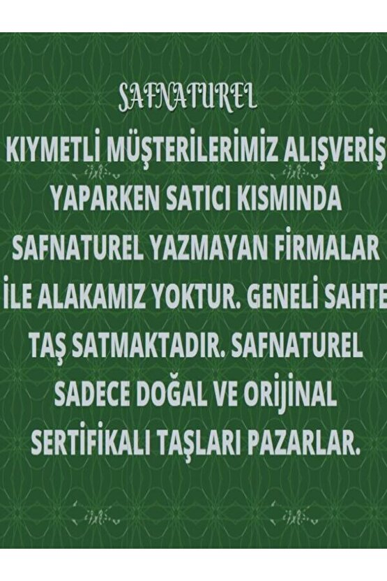 Doğal Sitrin Taşı Bileklik 8mm