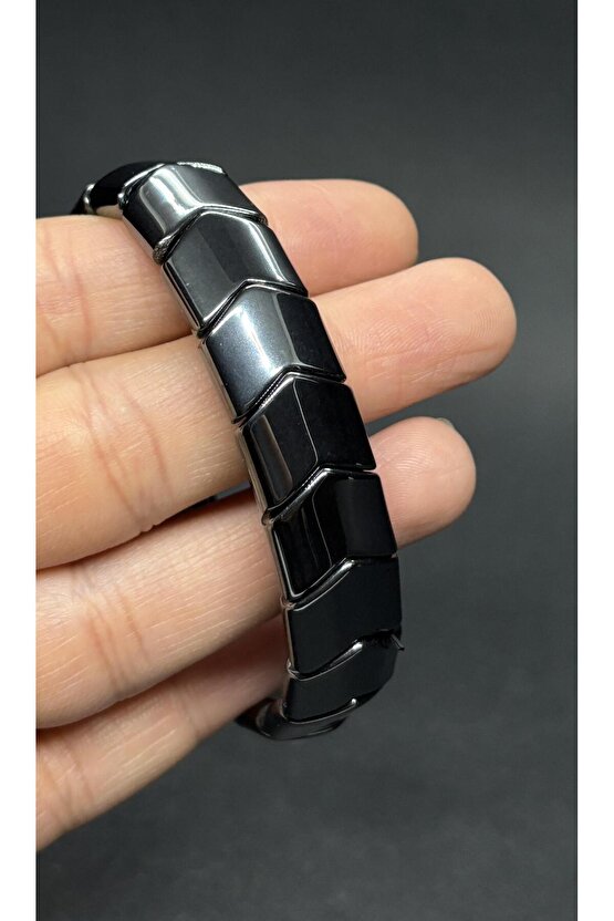 HEMATİT DOĞALTAŞ ERİL ENERJİ ZENGİNLİK BİLEKLİĞİ