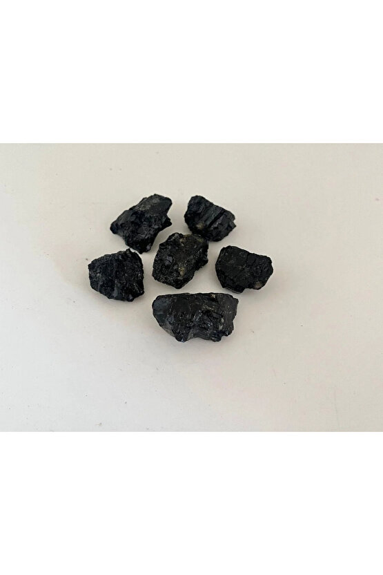 Siyah Turmalin Doğaltaş Parça 3 Adet Negatif Kalkanı