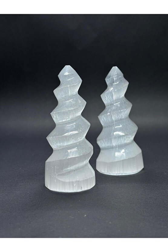 SELENİT BURGULU KULE 10CM