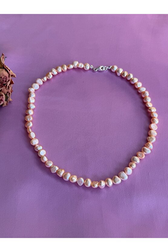 Gerçek İnci Gümüş Kolye