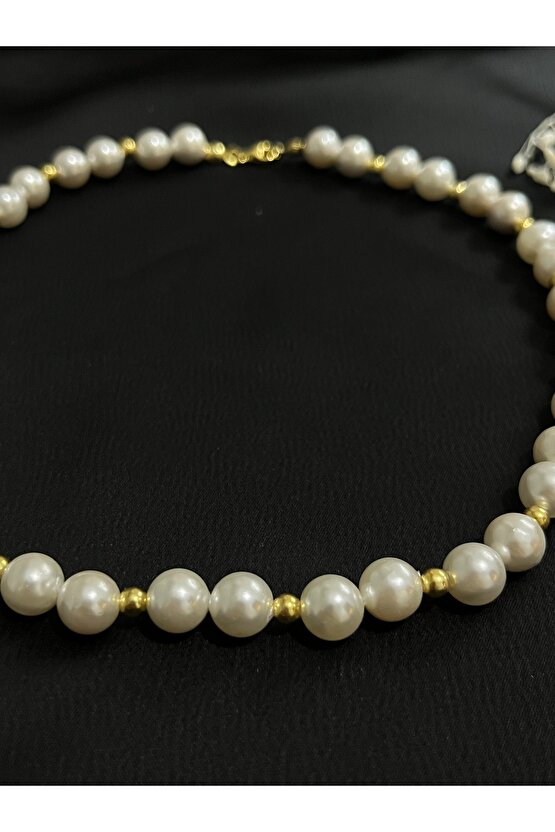 Mayorka İnci Gümüş Kolye