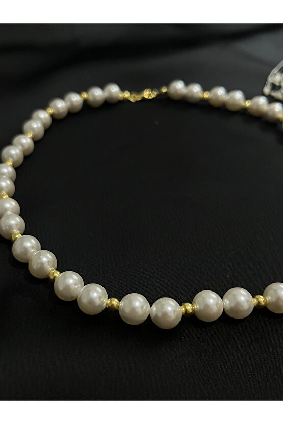 Mayorka İnci Gümüş Kolye