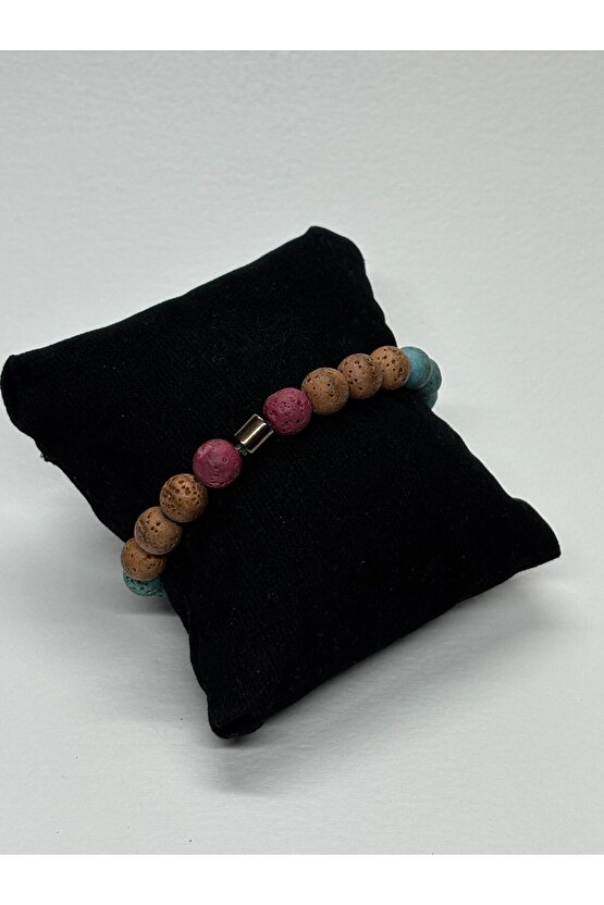 LAV TAŞI DOĞALTAŞ BİLEKLİK RENKLİ