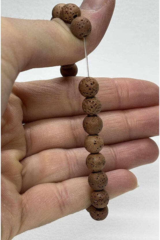 LAV TAŞI DOĞALTAŞ BİLEKLİK KAHVE