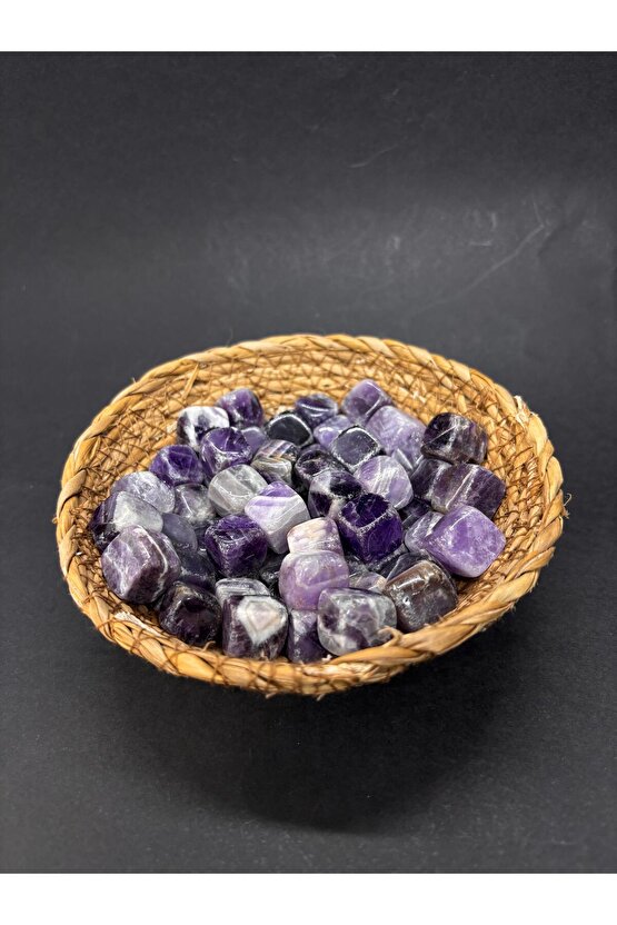 3 ADET KÜP AMETİST DOĞALTAŞ