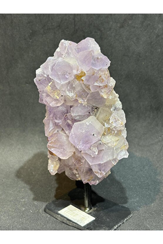 BREZİLYA AMETİST DOĞALTAŞ SİYAH DEMİR STANTLI