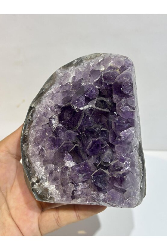 BREZİLYA AMETİST DOĞALTAŞ JEOT POLİSAJLI EX QUALITY