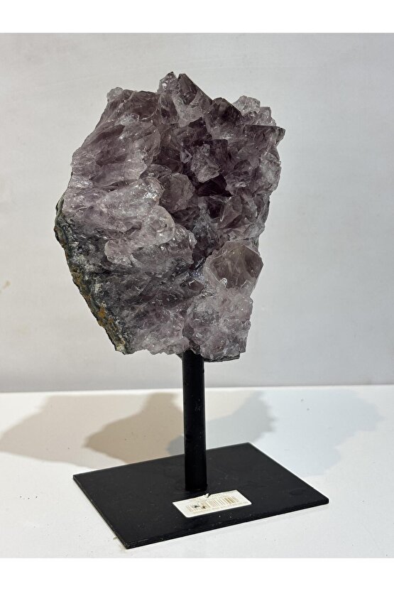 BREZİLYA AMETİST DOĞALTAŞ SİYAH DEMİR STANTLI