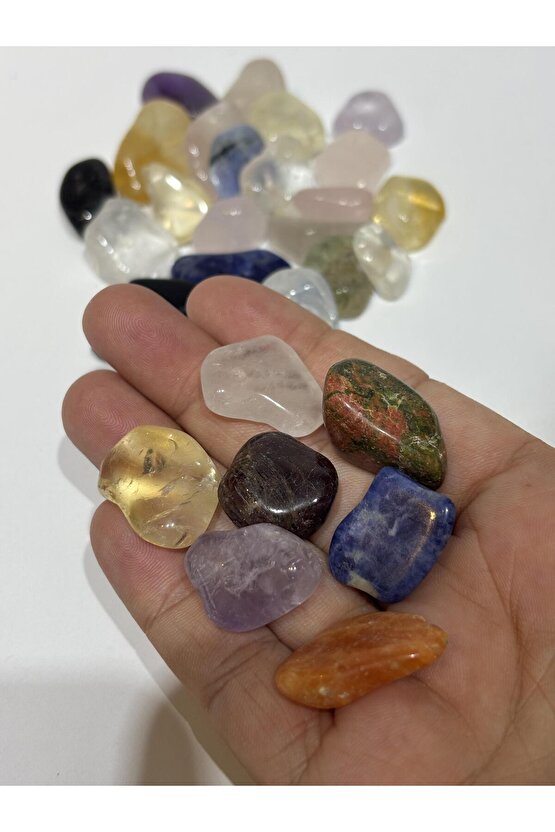 DOĞALTAŞ SU SETİ 7 ADET TAŞ