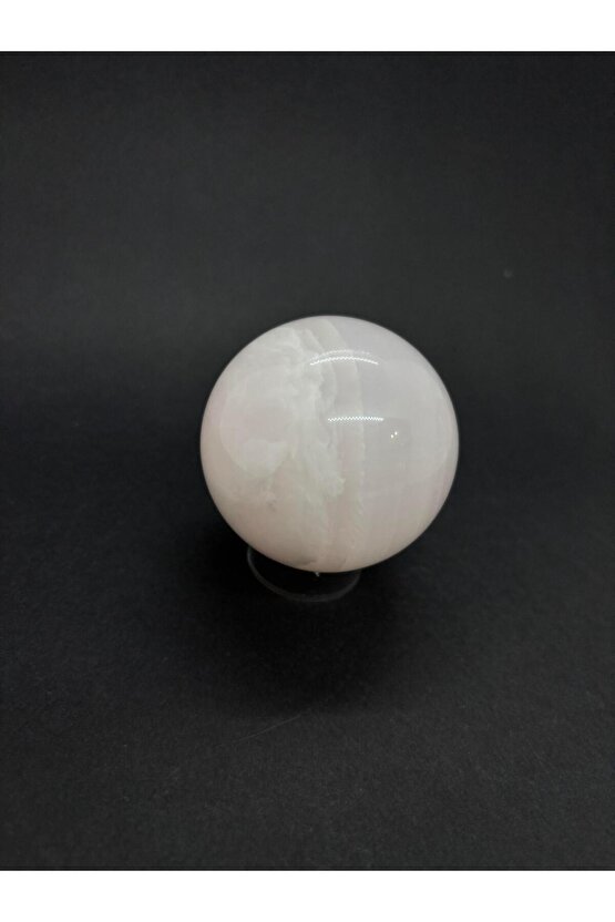 PEMBE KUVARS KÜRE DOĞALTAŞ