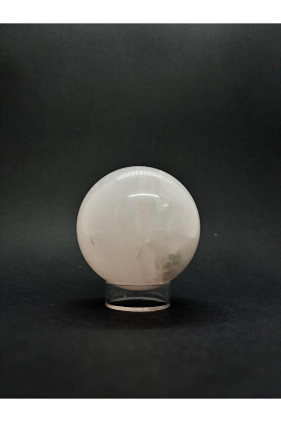 PEMBE KUVARS KÜRE DOĞALTAŞ