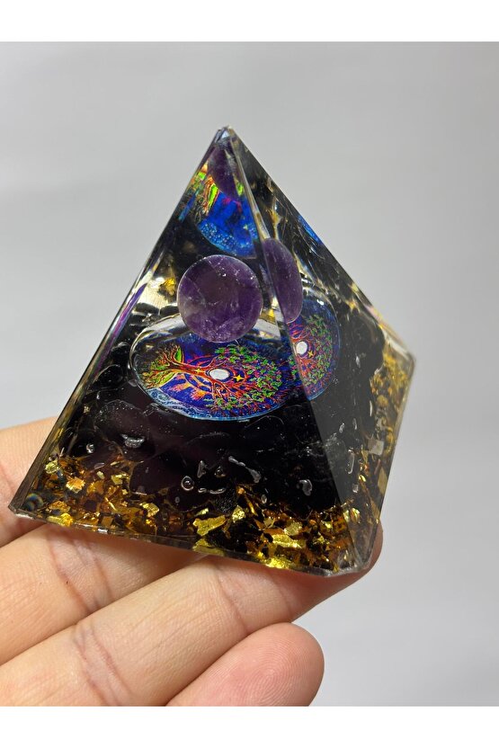 OBSİDYEN KORUMA KALKANI ORGONİTİ