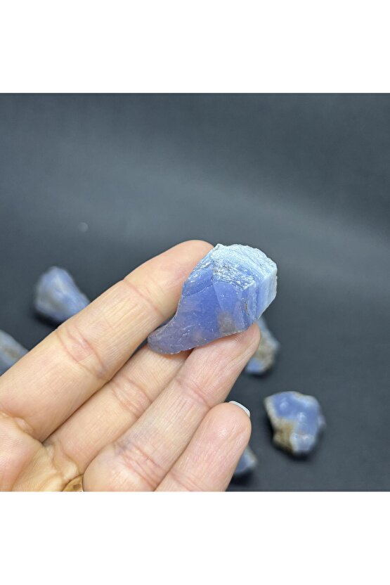 Mavi Kalsedon Duygusal Denge Ham Doğaltaş