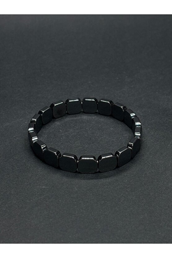 HEMATİT DOĞALTAŞ CANLILIK GÜÇ BİLEKLİĞİ