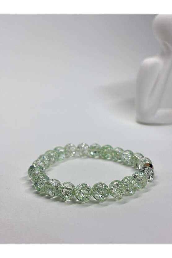 YEŞİL NECEF DAĞ KRİSTALI ŞANS TAŞI DOĞALTAŞ BİLEKLİK