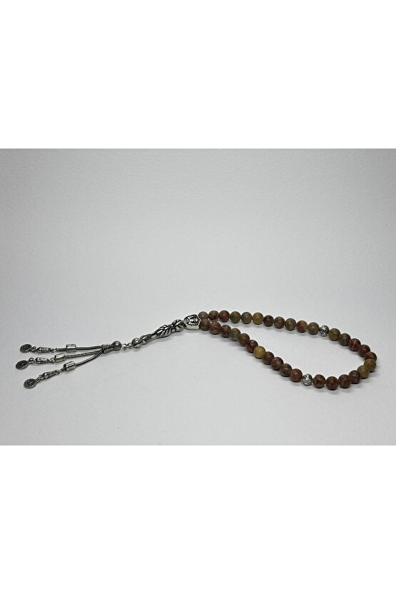 KAHVERENGİ JASPER ENERJİ DÜZENLEYİCİ DOĞALTAŞ TESBİH