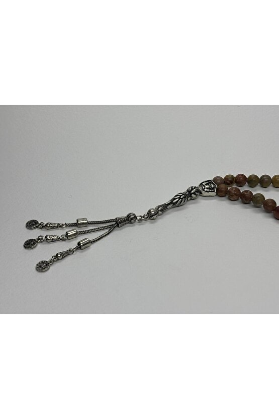 KAHVERENGİ JASPER ENERJİ DÜZENLEYİCİ DOĞALTAŞ TESBİH