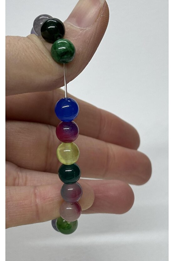 RAINBOW AKİK DOĞALTAŞ BİLEKLİK