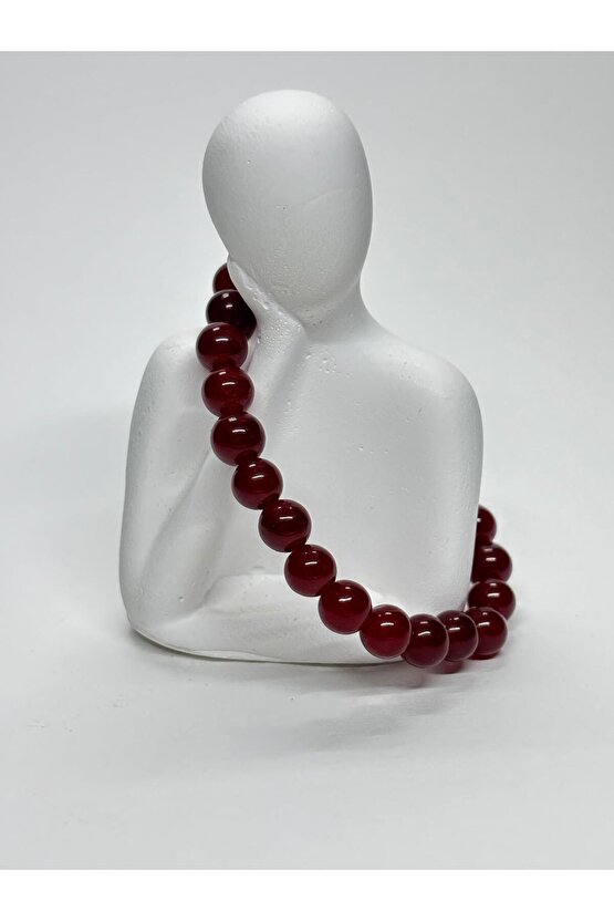 KIRMIZI AKİK DOĞALTAŞ BİLEKLİK