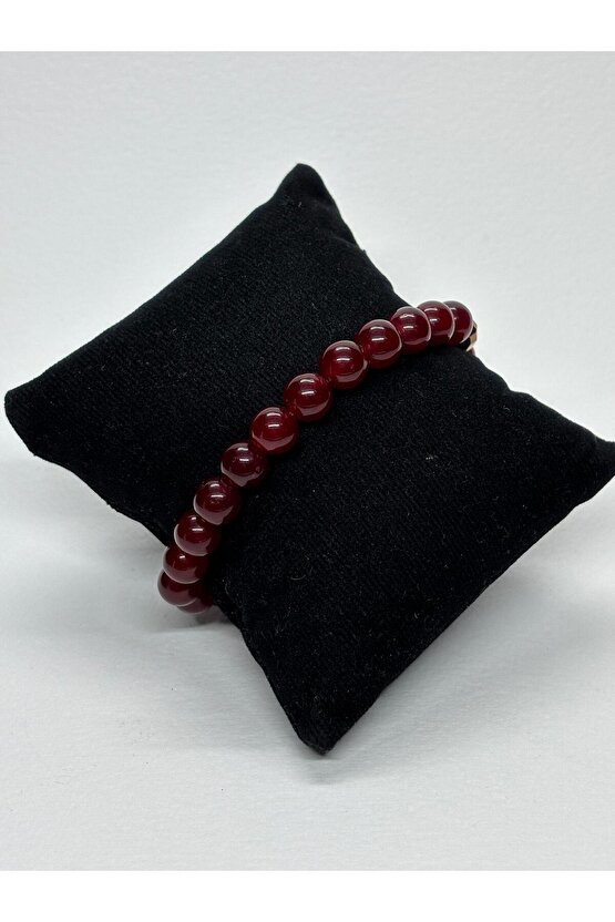 KIRMIZI AKİK DOĞALTAŞ BİLEKLİK