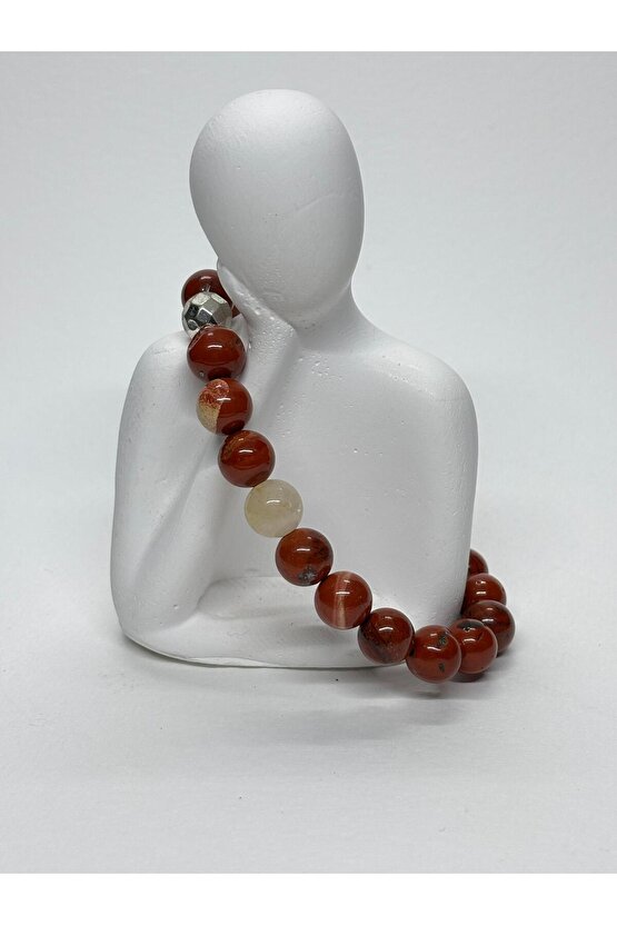 KIRMIZI JASPER DOĞALTAŞ BİLEKLİK