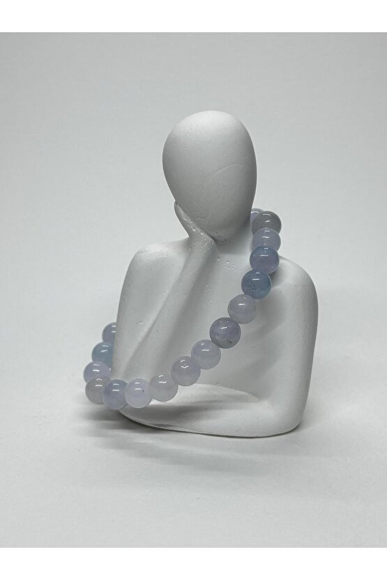 MAVİ KALSEDON DOĞALTAŞ BİLEKLİK