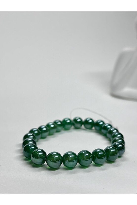 YEŞİL AYNALI AKİK DOĞALTAŞ BİLEKLİK