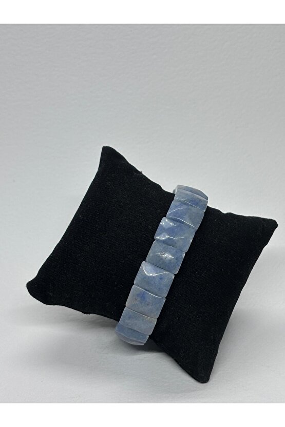 MAVİ KUVARS DOĞALTAŞ ROLEKS BİLEKLİK