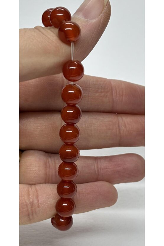 KIRMIZI AKİK DOĞALTAŞ BİLEKLİK