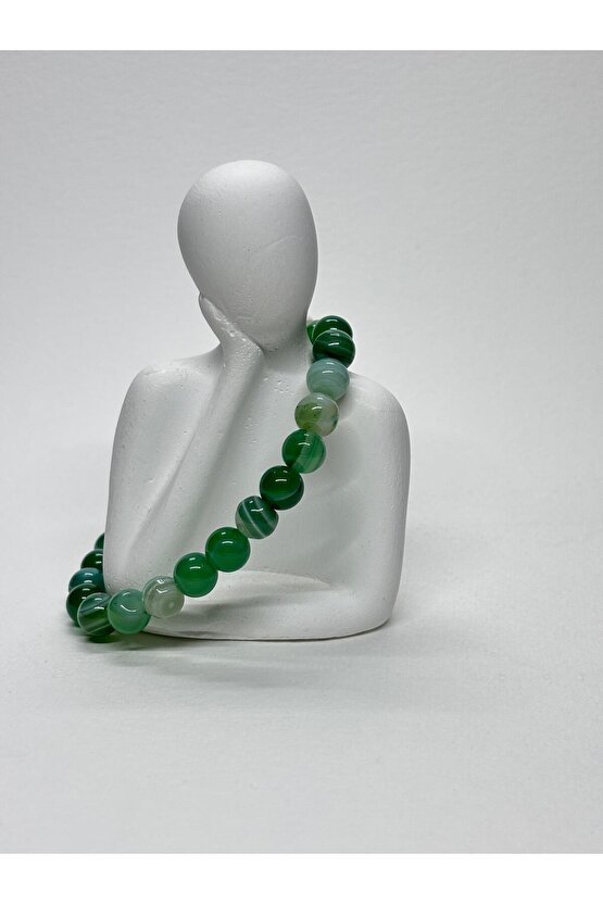 YEŞİL AKİK DOĞALTAŞ BİLEKLİK