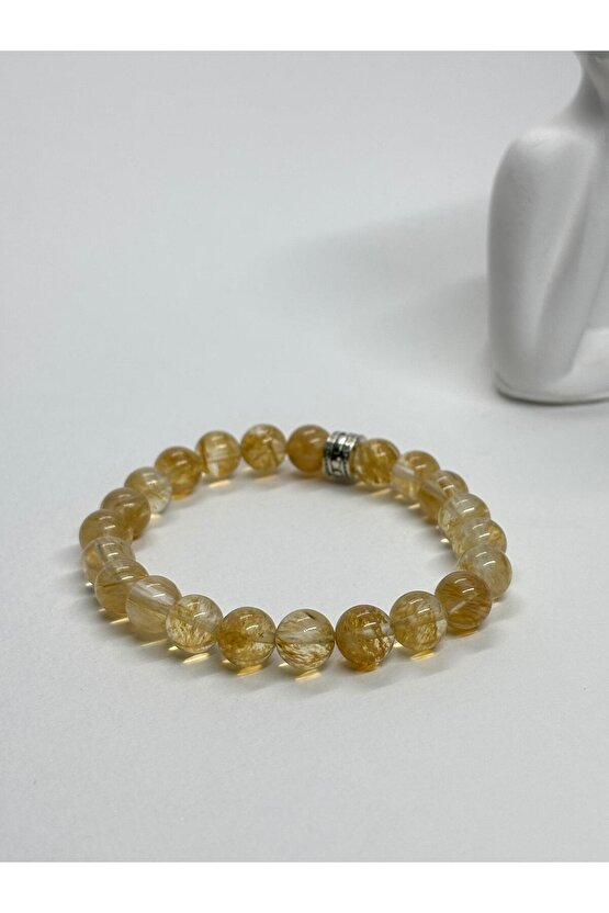 SİTRİN ZENGİNLİK DOĞALTAŞ BİLEKLİK