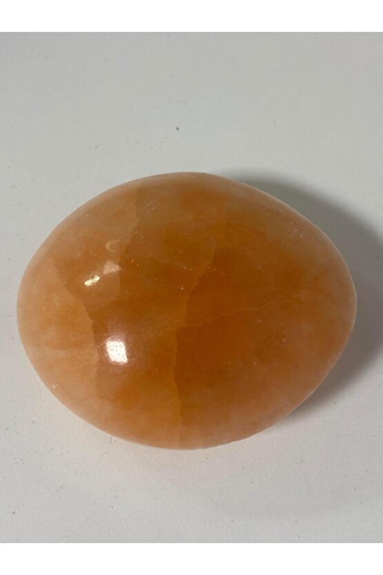 SELENİT YASSI OVAL DOĞALTAŞ 8 CM