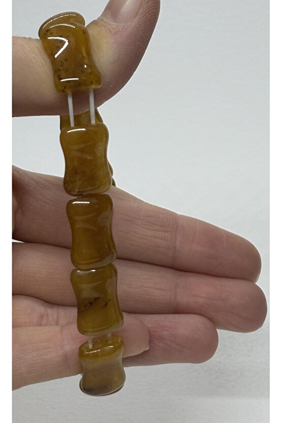 DÜZ KESİM SİTRİN ROLEKS PARA ENERJİSİ DOĞALTAŞ BİLEKLİK