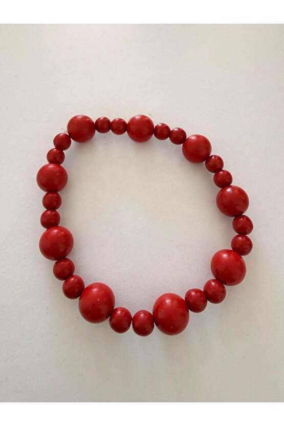 Zinobar (Zinober) Doğaltaş Bileklik