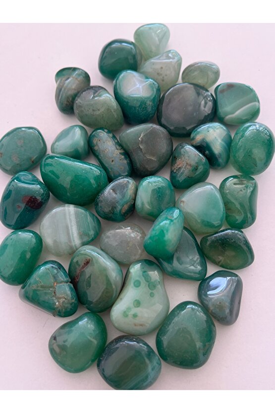 Akik Tımbıl Doğaltaş Yeşil