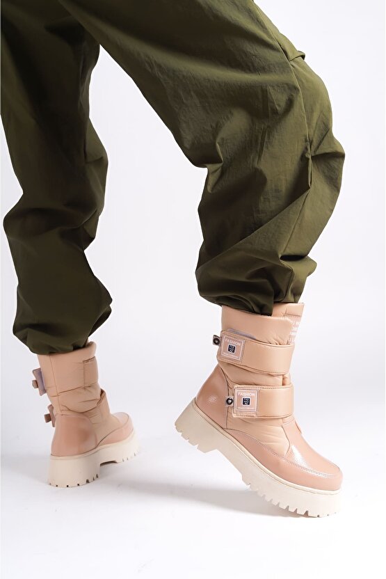 ELISA Cırt Cırtlı Paraşüt Kumaş Rugan Kadın Bot RTT - Ten