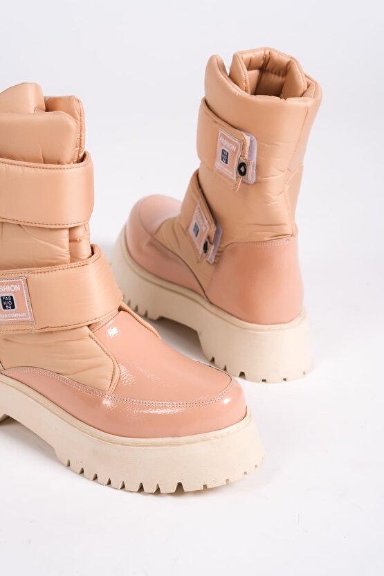 ELISA Cırt Cırtlı Paraşüt Kumaş Rugan Kadın Bot RTT - Ten