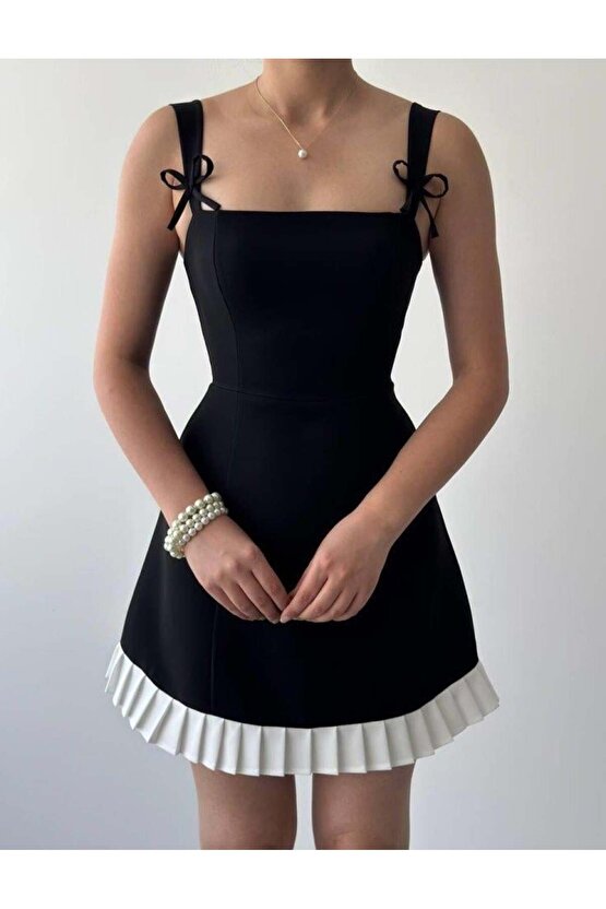 Steel Fiyonk Detay Elbise