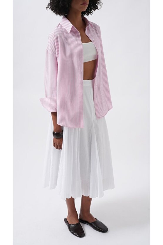 Çizgili Basic Gömlek