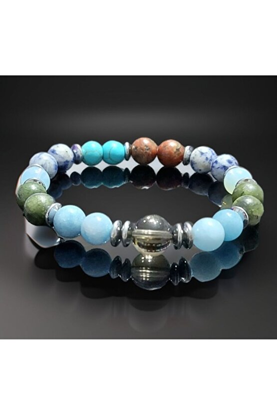 Erkek Düğme Yakalı Jakar Kumaş Kısa Kollu Tişört