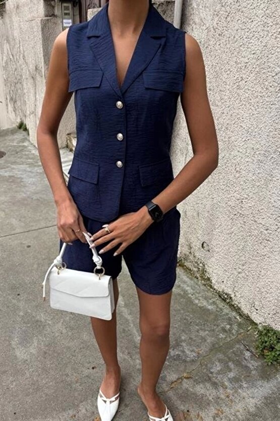 Yelek Şort Viscon Takım 10156-17