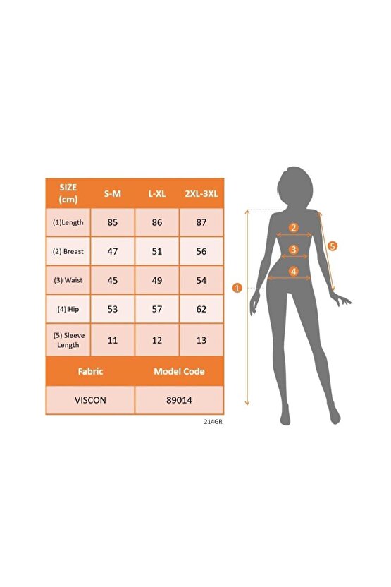 Kadın Kısa Kollu V Yakalı Viskon Elbise