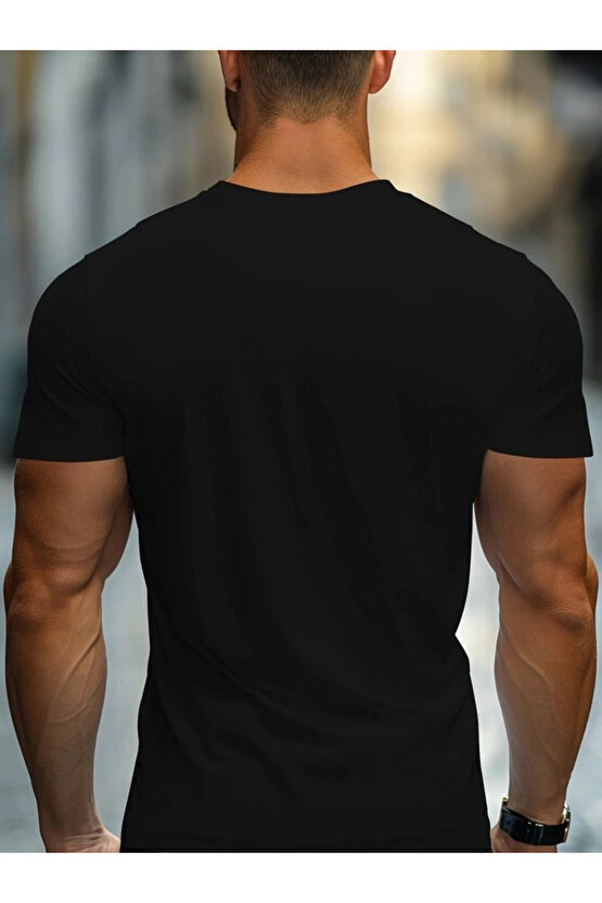 Erkek Kısa Kollu Bisiklet Yaka Viskon Bluz