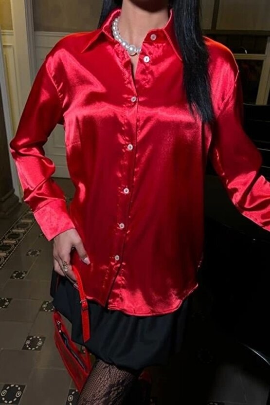 Premium Saten Gömlek 3438