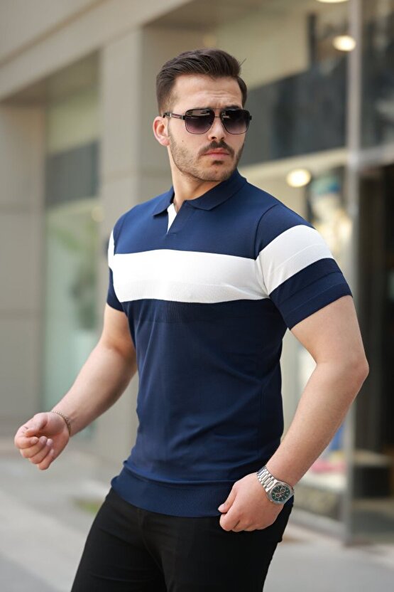 Erkek Yakalı Kısa Kollu Tişört