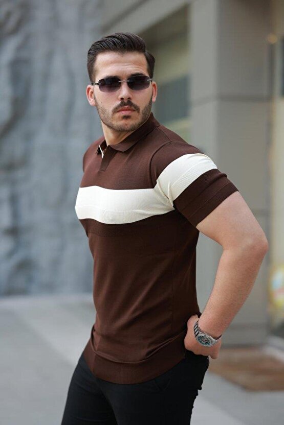 Erkek Yakalı Kısa Kollu Tişört