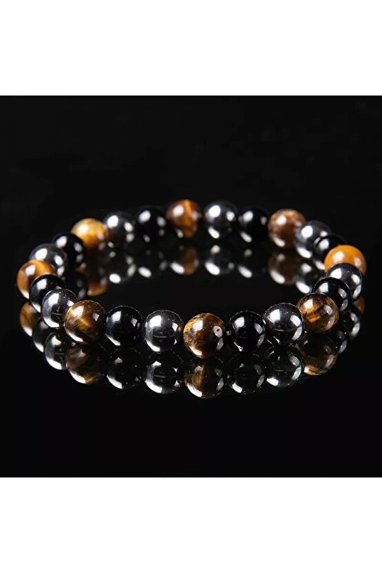 Güç Enerji Ve Başarı Doğaltaş Bilekliği