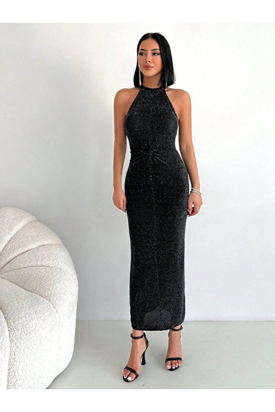 munn collection Simli Buzi Elbise