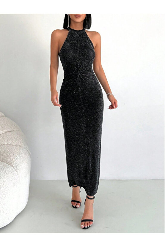 munn collection Simli Buzi Elbise